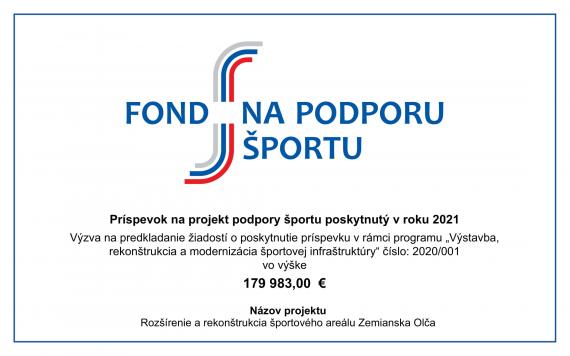 Logo Fond na podporu športu
